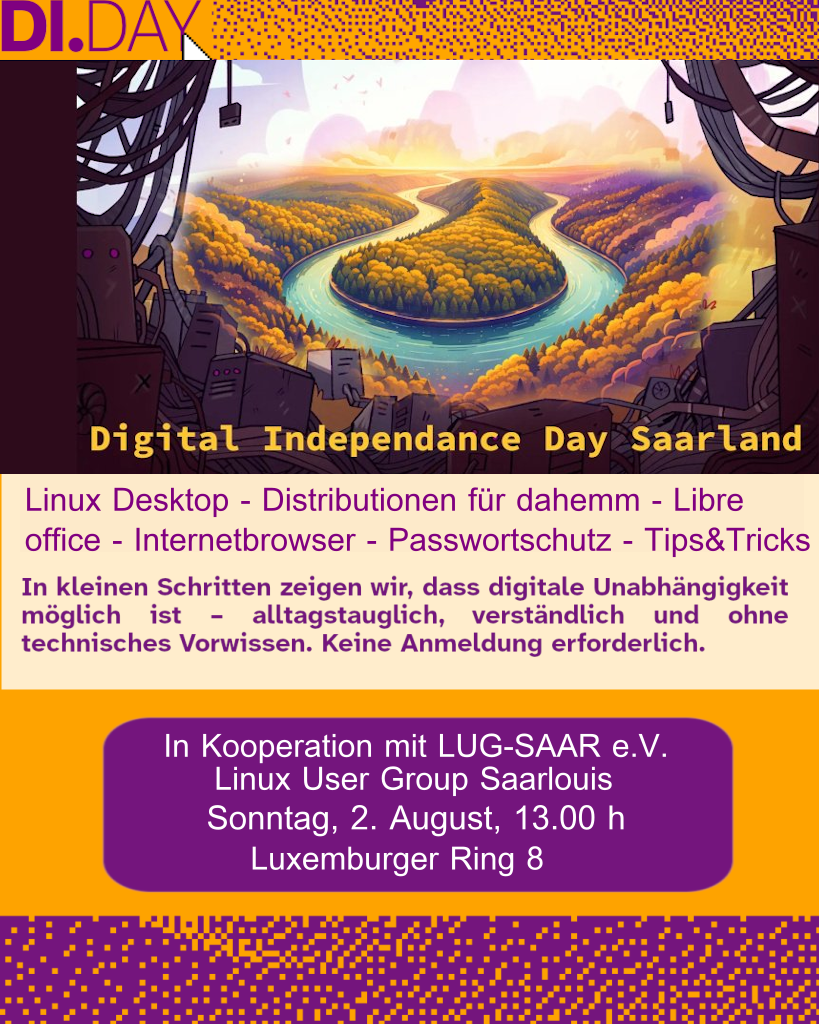 Veranstaltung 2026-08-02 Betriebssystem Linux Plakat
